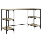 vidaXL Schreibtisch Sonoma-Eiche 140x50x75 cm Metall Holzwerkstoff vidaXL Schreibtisch Sonoma-Eiche 140x50x75 cm Metall Holzwerkstoff