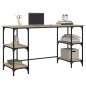 vidaXL Schreibtisch Sonoma-Eiche 140x50x75 cm Metall Holzwerkstoff vidaXL Schreibtisch Sonoma-Eiche 140x50x75 cm Metall Holzwerkstoff