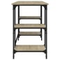vidaXL Schreibtisch Sonoma-Eiche 140x50x75 cm Metall Holzwerkstoff vidaXL Schreibtisch Sonoma-Eiche 140x50x75 cm Metall Holzwerkstoff