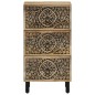 vidaXL Beistellschrank 40x33x75 cm Massivholz Mango vidaXL Beistellschrank 40x33x75 cm Massivholz Mango
