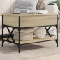 vidaXL Couchtisch Sonoma-Eiche 70x50x50 cm Holzwerkstoff und Metall vidaXL Couchtisch Sonoma-Eiche 70x50x50 cm Holzwerkstoff und Metall