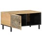 vidaXL Couchtisch 80x50x40 cm Massivholz Mango vidaXL Couchtisch 80x50x40 cm Massivholz Mango