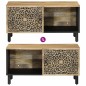 vidaXL Couchtisch 80x50x40 cm Massivholz Mango vidaXL Couchtisch 80x50x40 cm Massivholz Mango