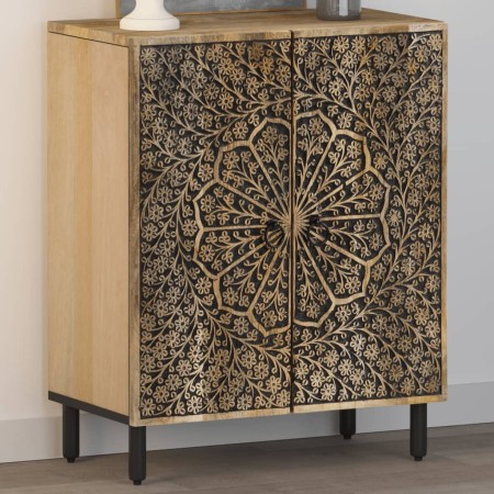 vidaXL Beistellschrank 60x33x75 cm Massivholz Mango 