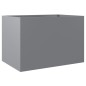 vidaXL Pflanzkübel Silbern 62x47x46 cm Verzinkter Stahl vidaXL Pflanzkübel Silbern 62x47x46 cm Verzinkter Stahl