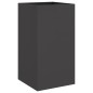 vidaXL Pflanzkübel Schwarz 42x38x75 cm Kaltgewalzter Stahl vidaXL Pflanzkübel Schwarz 42x38x75 cm Kaltgewalzter Stahl