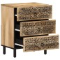 vidaXL Nachttisch 50x33x60 cm Massivholz Mango vidaXL Nachttisch 50x33x60 cm Massivholz Mango