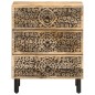 vidaXL Nachttisch 50x33x60 cm Massivholz Mango vidaXL Nachttisch 50x33x60 cm Massivholz Mango