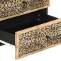 vidaXL Nachttisch 50x33x60 cm Massivholz Mango vidaXL Nachttisch 50x33x60 cm Massivholz Mango