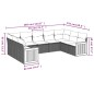 vidaXL 9-tlg. Garten-Sofagarnitur mit Kissen Beige Poly Rattan vidaXL 9-tlg. Garten-Sofagarnitur mit Kissen Beige Poly Rattan