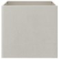 vidaXL Pflanzkübel 2 Stk. Silbern 49x47x46 cm Edelstahl vidaXL Pflanzkübel 2 Stk. Silbern 49x47x46 cm Edelstahl