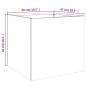vidaXL Pflanzkübel 2 Stk. Silbern 49x47x46 cm Edelstahl vidaXL Pflanzkübel 2 Stk. Silbern 49x47x46 cm Edelstahl
