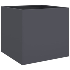 vidaXL Pflanzkübel Anthrazit 49x47x46 cm Kaltgewalzter Stahl