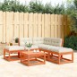 vidaXL 5-tlg. Garten-Sofagarnitur mit Kissen Wachsbraun Kiefernholz vidaXL 5-tlg. Garten-Sofagarnitur mit Kissen Wachsbraun Kiefernholz