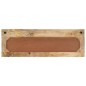 vidaXL Wandgarderobe mit 6 Haken Massivholz Mango vidaXL Wandgarderobe mit 6 Haken Massivholz Mango