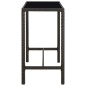 9-tlg. Gartenbar-Set mit Kissen Poly Rattan Braun 9-tlg. Gartenbar-Set mit Kissen Poly Rattan Braun
