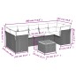 vidaXL 8-tlg. Garten-Sofagarnitur mit Kissen Schwarz Poly Rattan vidaXL 8-tlg. Garten-Sofagarnitur mit Kissen Schwarz Poly Rattan