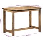 vidaXL Esstisch 110x55x75 cm Massivholz Mango vidaXL Esstisch 110x55x75 cm Massivholz Mango