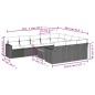vidaXL 11-tlg. Garten-Sofagarnitur mit Kissen Beige Poly Rattan vidaXL 11-tlg. Garten-Sofagarnitur mit Kissen Beige Poly Rattan