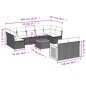 vidaXL 10-tlg. Garten-Sofagarnitur mit Kissen Beige Poly Rattan vidaXL 10-tlg. Garten-Sofagarnitur mit Kissen Beige Poly Rattan