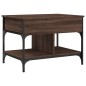vidaXL Couchtisch Braun Eichen-Optik 70x50x50 cm Holzwerkstoff Metall vidaXL Couchtisch Braun Eichen-Optik 70x50x50 cm Holzwerkstoff Metall