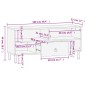 vidaXL TV-Schrank 100x33x46 cm Massivholz Mango vidaXL TV-Schrank 100x33x46 cm Massivholz Mango