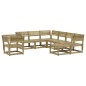 vidaXL 8-tlg. Garten-Lounge-Set Kiefernholz Imprägniert vidaXL 8-tlg. Garten-Lounge-Set Kiefernholz Imprägniert