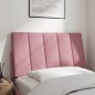 vidaXL Kopfteil-Kissen Rosa 90 cm Samt