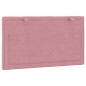 vidaXL Kopfteil-Kissen Rosa 90 cm Samt