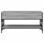 vidaXL Couchtisch Grau Sonoma 100x50x50 cm Holzwerkstoff und Metall vidaXL Couchtisch Grau Sonoma 100x50x50 cm Holzwerkstoff und Metall