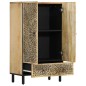 vidaXL Highboard 60x33x100 cm Massivholz Mango vidaXL Highboard 60x33x100 cm Massivholz Mango