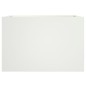 vidaXL Pflanzkübel Weiß 62x40x39 cm Kaltgewalzter Stahl vidaXL Pflanzkübel Weiß 62x40x39 cm Kaltgewalzter Stahl