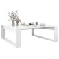vidaXL Couchtisch Hochglanz-Weiß 100x100x35 cm Holzwerkstoff vidaXL Couchtisch Hochglanz-Weiß 100x100x35 cm Holzwerkstoff