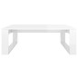 vidaXL Couchtisch Hochglanz-Weiß 100x100x35 cm Holzwerkstoff vidaXL Couchtisch Hochglanz-Weiß 100x100x35 cm Holzwerkstoff