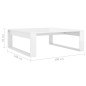 vidaXL Couchtisch Hochglanz-Weiß 100x100x35 cm Holzwerkstoff vidaXL Couchtisch Hochglanz-Weiß 100x100x35 cm Holzwerkstoff