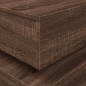 vidaXL Couchtisch mit LED-Leuchten Braun Eichen-Optik 90x50x40 cm vidaXL Couchtisch mit LED-Leuchten Braun Eichen-Optik 90x50x40 cm