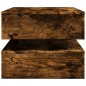 vidaXL Couchtisch mit LED-Leuchten Räuchereiche 90x50x40 cm vidaXL Couchtisch mit LED-Leuchten Räuchereiche 90x50x40 cm