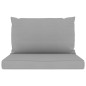 Gartensofa 4-Sitzer mit Kissen in Grau Gartensofa 4-Sitzer mit Kissen in Grau