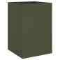 vidaXL Pflanzkübel Olivgrün 52x48x75 cm Stahl vidaXL Pflanzkübel Olivgrün 52x48x75 cm Stahl
