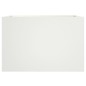 vidaXL Pflanzkübel Weiß 62x47x46 cm Stahl vidaXL Pflanzkübel Weiß 62x47x46 cm Stahl