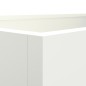 vidaXL Pflanzkübel Weiß 62x47x46 cm Stahl vidaXL Pflanzkübel Weiß 62x47x46 cm Stahl