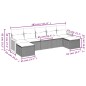 vidaXL 7-tlg. Garten-Sofagarnitur mit Kissen Beige Poly Rattan vidaXL 7-tlg. Garten-Sofagarnitur mit Kissen Beige Poly Rattan