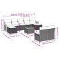 vidaXL 10-tlg. Garten-Sofagarnitur mit Kissen Grau Poly Rattan vidaXL 10-tlg. Garten-Sofagarnitur mit Kissen Grau Poly Rattan