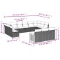 vidaXL 13-tlg. Garten-Sofagarnitur mit Kissen Beige Poly Rattan vidaXL 13-tlg. Garten-Sofagarnitur mit Kissen Beige Poly Rattan