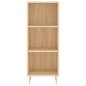 vidaXL Highboard Sonoma-Eiche 34,5x34x180 cm Holzwerkstoff