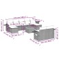 vidaXL 10-tlg. Garten-Sofagarnitur mit Kissen Grau Poly Rattan vidaXL 10-tlg. Garten-Sofagarnitur mit Kissen Grau Poly Rattan