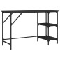 vidaXL Schreibtisch Schwarz 120x50x75 cm Metall und Holzwerkstoff vidaXL Schreibtisch Schwarz 120x50x75 cm Metall und Holzwerkstoff