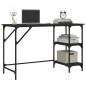vidaXL Schreibtisch Schwarz 120x50x75 cm Metall und Holzwerkstoff vidaXL Schreibtisch Schwarz 120x50x75 cm Metall und Holzwerkstoff
