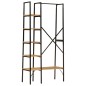 vidaXL Kleiderständer mit Ablagen 90x40x190 cm Massivholz Mango Eisen vidaXL Kleiderständer mit Ablagen 90x40x190 cm Massivholz Mango Eisen