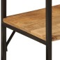 vidaXL Kleiderständer mit Ablagen 90x40x190 cm Massivholz Mango Eisen vidaXL Kleiderständer mit Ablagen 90x40x190 cm Massivholz Mango Eisen